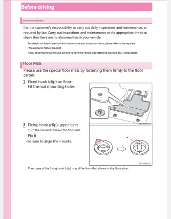 toyota prius alpha 2017-2018 owners manual in english